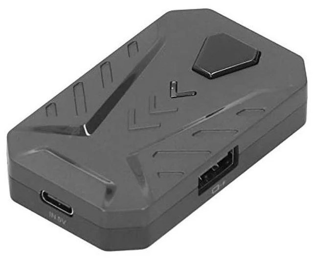 Main image of Mobile Gaming Keyboard Mouse Adapter Converter for PUBG, for Android and for iOS Mobile Phones, Support Bluetooth, with Adjustable Stand(Black)