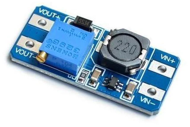 Main image of MT3608 DC-DC Step Up Converter Booster Power Supply Module Boost Step-up Board MAX Output Wide Voltage Input 2/24V To 5/9/12/28V