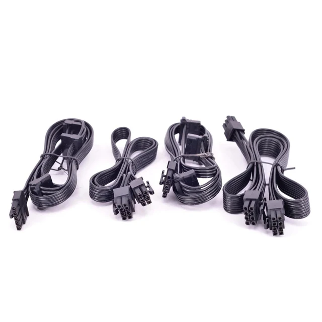 Main image of For Cooler Master Silent Pro M2 1500W 1000W 850W Modular PCIe 6Pin to 8Pin 6+2 Pin 5Pin Peripheral 4Pin SATA Power Supply Cable