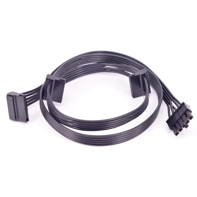 Alt view image 2 of 5 - For Cooler Master Silent Pro M2 1500W 1000W 850W Modular PCIe 6Pin to 8Pin 6+2 Pin 5Pin Peripheral 4Pin SATA Power Supply Cable