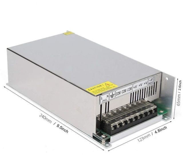 Alt view image 4 of 5 - 48V 20A DC Universal Regulated Switching Power Supply 1000W for CCTV Radio Computer Project, LED Strip Lights, 3D Printer
