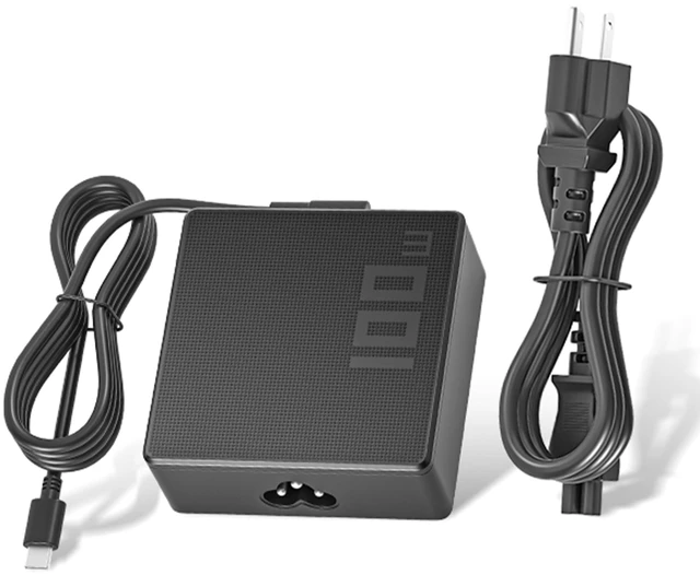 Alt view image 7 of 12 - 100W USB C AC Adapter Compatible with Asus Rog Ally X Charger Legion Go S MSI Claw Handheld Gaming Console, Dock ROG Flow X13 GV301 GV302 Z13 GZ301 ZenBook 14 14X Zephyrus M16 GU604 GU604VI Laptop