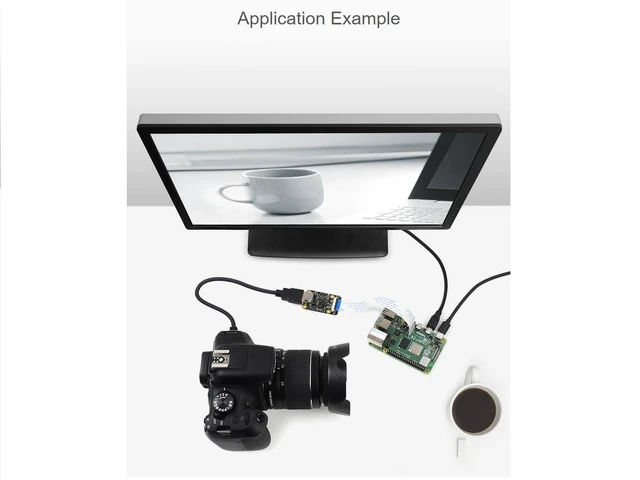Alt view image 4 of 5 - waveshare HDMI to CSI Camera Adapter, Support HDMI Input up to 1080p 30fps Compatible with Raspberry Pi 4B/3B+/3B/Pi Zero/Zero W,Raspberry Pi CSI Cameras
