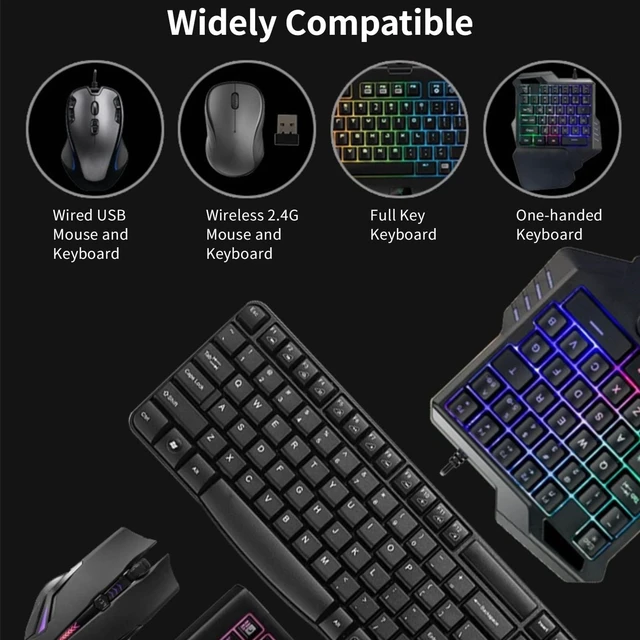 Alt view image 4 of 5 - Keyboard Mouse Converter, Portable USB C Keyboard and Mouse Adapter Delay Game Controllers Adapter Converter for PS3/for /for Xbox360/for Xbox ONE