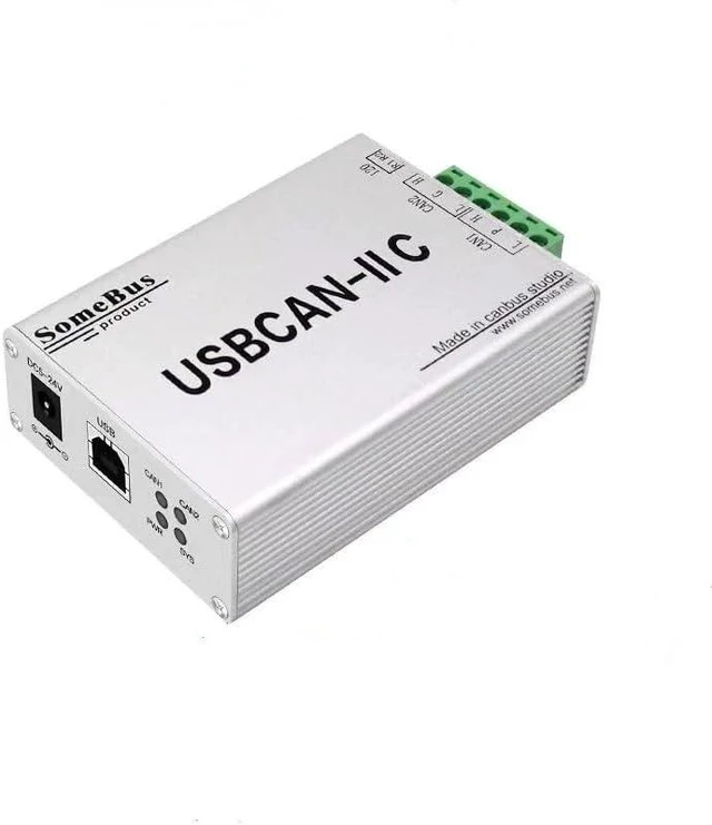 Main image of USB to CAN Module USBCAN-II C Bus Analyzer USB CAN Card New Energy Vehicle CAN Debugging(C Silver)