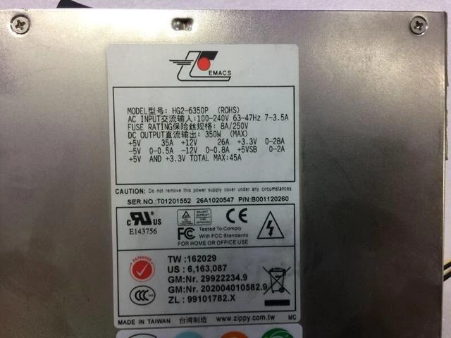 Alt view image 2 of 2 - HG2-6350P 350W Power supply of industrial control unit sensor