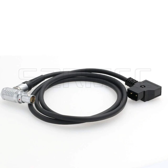 Alt view image 2 of 3 - SZRMCC 1B 6 Pin Female to D-Tap Power Cable for Red Epic Weapon Scarlet MoVI Pro/XL Camera Anton Bauer Battery (Right Angle 6pin 1m)