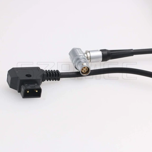 Alt view image 3 of 3 - SZRMCC 1B 6 Pin Female to D-Tap Power Cable for Red Epic Weapon Scarlet MoVI Pro/XL Camera Anton Bauer Battery (Right Angle 6pin 1m)