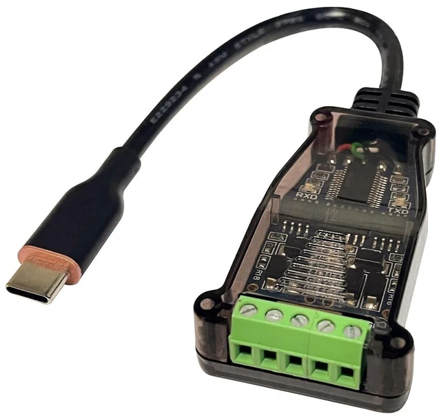 Main image of DSD TECH SH-U11C USB-C to RS485 RS422 Adapter for Mac Windows Linux