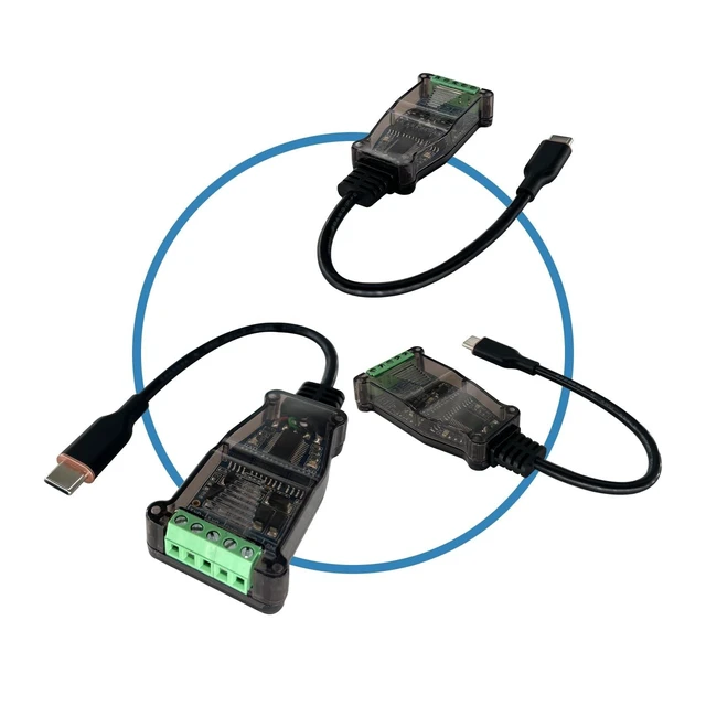 Alt view image 2 of 5 - DSD TECH SH-U11C USB-C to RS485 RS422 Adapter for Mac Windows Linux