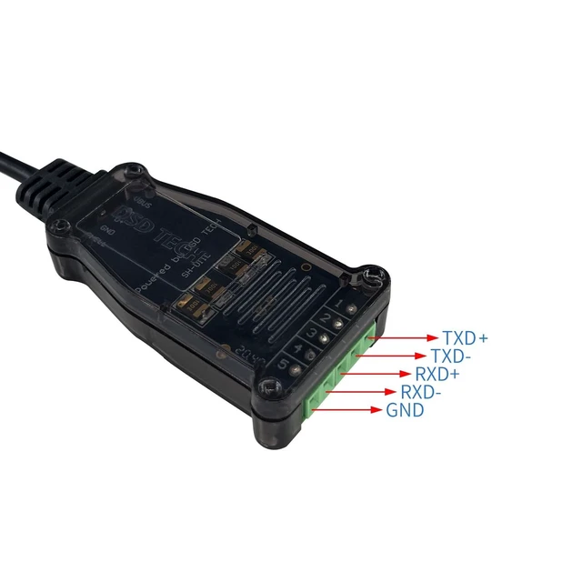 Alt view image 5 of 5 - DSD TECH SH-U11C USB-C to RS485 RS422 Adapter for Mac Windows Linux