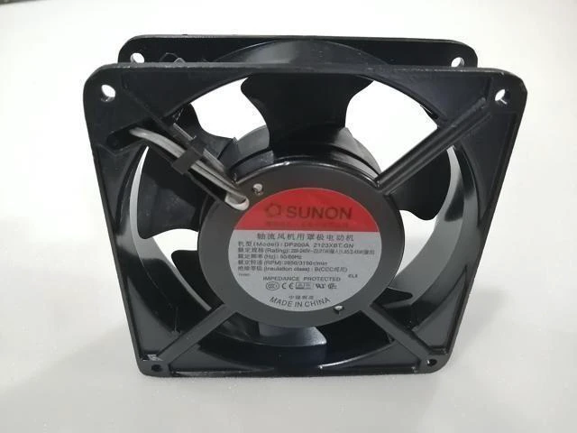 Main image of DP200A P/N 2123XBT.GN 0.14A 12038 220V Axial fan 120*120*38mm industrial case cabinet SUNON cooling fan