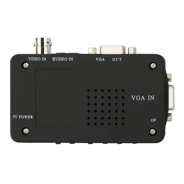 Alt view image 3 of 5 - Converter S-Video VGA to VGA HD 1080P Video Converter Adapter for PC Projector Monitor
