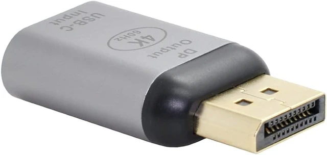 Alt view image 7 of 7 - USB C to Displayport Converter(The Displayport Terminal Must be Connected to The Monitor, not The Host.You Need to use The 10Gbps USB C to C Cable.Other Cable not Work)