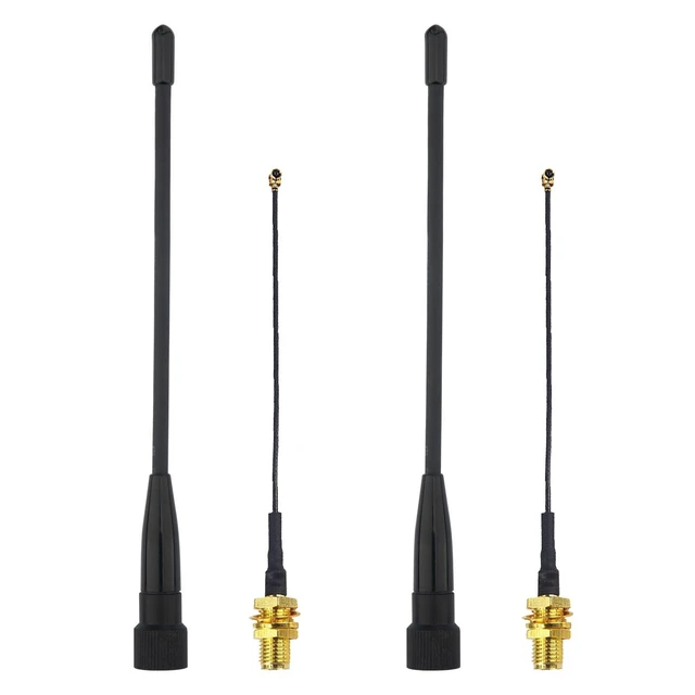 Main image of 10dBi Meshtastic 915MHz LoRa Soft Whip Antenna kit (2 Sets), 7 inch Long Range SMA Male Omni Antenna + MHF1 Extension Cable Adapter Kaunosta
