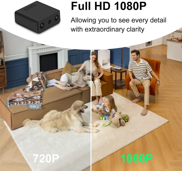 Alt view image 13 of 14 - 1080P HD Hidden Camera, Mini Spy Nanny Cam with Night Vision, Motion Detection, APP Real-Time View