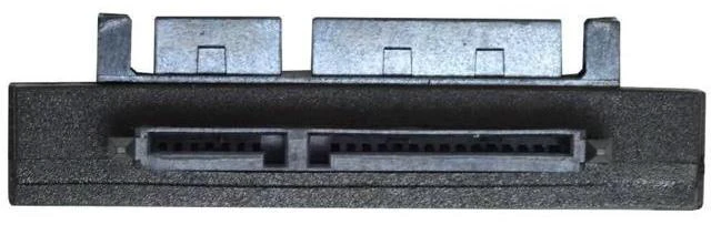 Alt view image 4 of 7 - 90 Degree Down Angled SATA 22Pin Male to Female Extension Adapter, 7+15 SATA Right Angle Connector