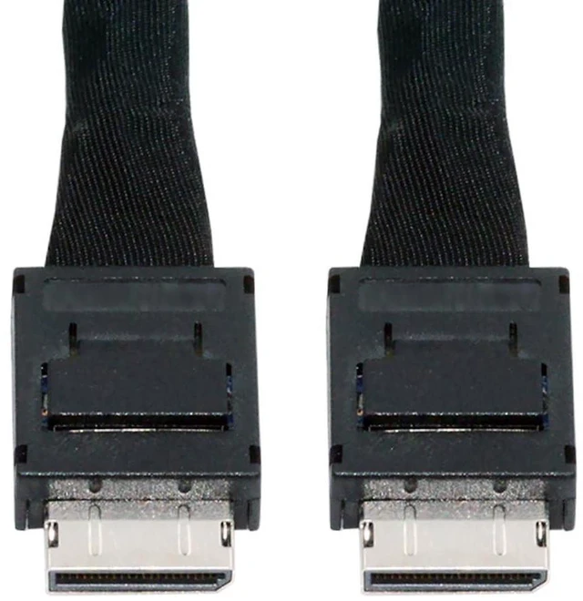 Main image of NGFF OCuLink PCIe 4.0 PCI-Express SFF-8611 4i to OCuLink SFF-8611 Data Active Cable for eGPU SSD External Graphics Card 20cm