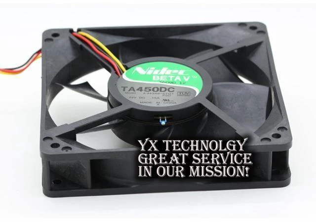 Alt view image 5 of 6 - Nidec TA450DC A34349-57G1 12cm 12025 24V 0.15A double ball bearing 3-wire fans nidec