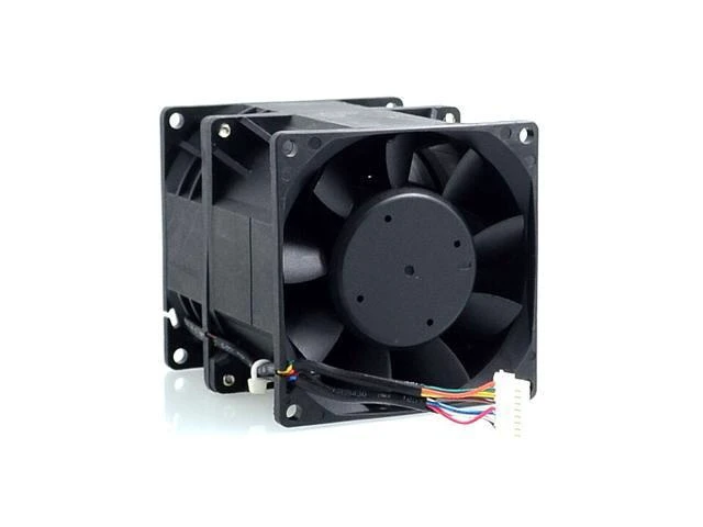 Alt view image 4 of 6 - 8cm high speed car booster fan violence in 8090 12V 5.88A GFB0812DHU Delta 80*80*90mm