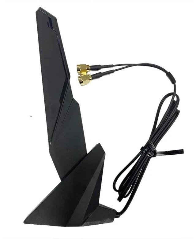 Alt view image 8 of 14 - SMA WiFi 6e 2T2R Antenna 2.4G/5G Dual Band for GIGABYTE AORUS Z390 Z270 Z370 Z490 Z590 Z690 X470 X570 X570S X570I H470 H470I H610 B460 B450 B550 B560 B660 AX X299X Magnetic Base PC Desktop
