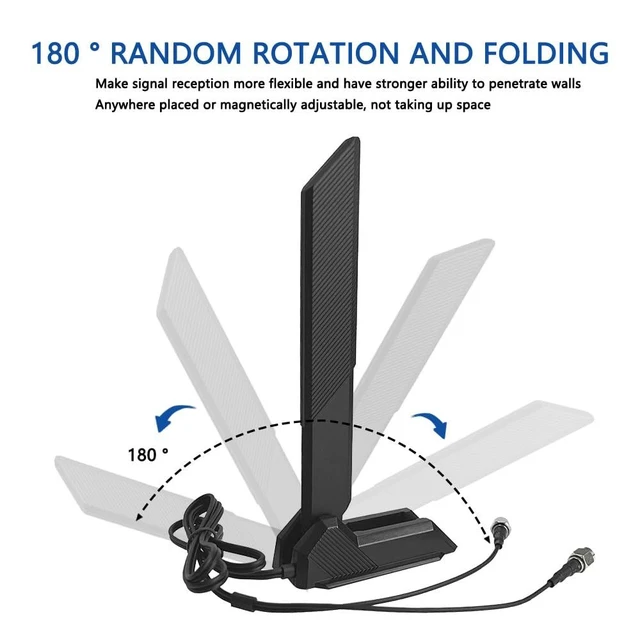 Alt view image 14 of 14 - WiFi 6E Antenna for ASUS ROG Strix X570-E X570-PRO Gaming Z690-PLUS B550-A B450-F B650-A B650E-F Z690-F Z790-F Z790-A Z690-A Z790-E Z790-I Z690-E Gaming/ROG Strix B550-F Gaming/Prime B550-PLUS