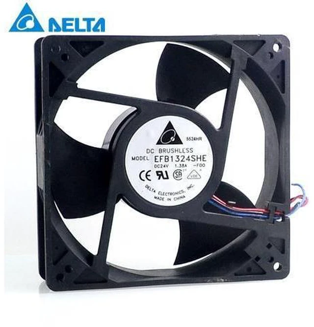 Main image of Delta 12738 12.7CM inverter device fan 24V 1.38A EFB1324SHE-FOO 127*127*38mm