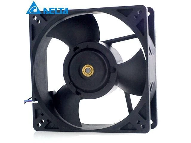 Alt view image 2 of 6 - Delta 12738 12.7CM inverter device fan 24V 1.38A EFB1324SHE-FOO 127*127*38mm