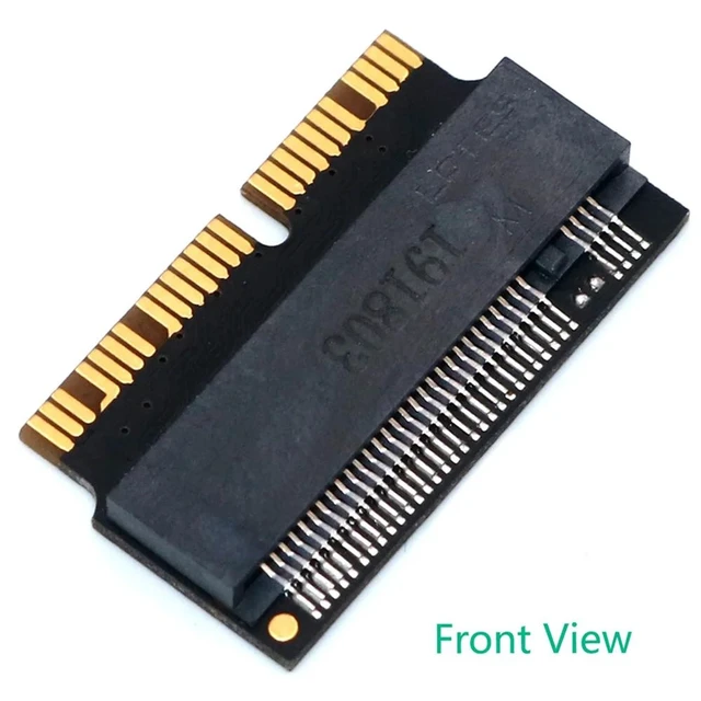 Alt view image 2 of 5 - 12+16 Pin M.2 NVME SSD Convert Adapter NVME/AHCI SSD Upgraded Kit For MacBook Air Pro 2013-2017 A1465 A1466 A1398 A1502