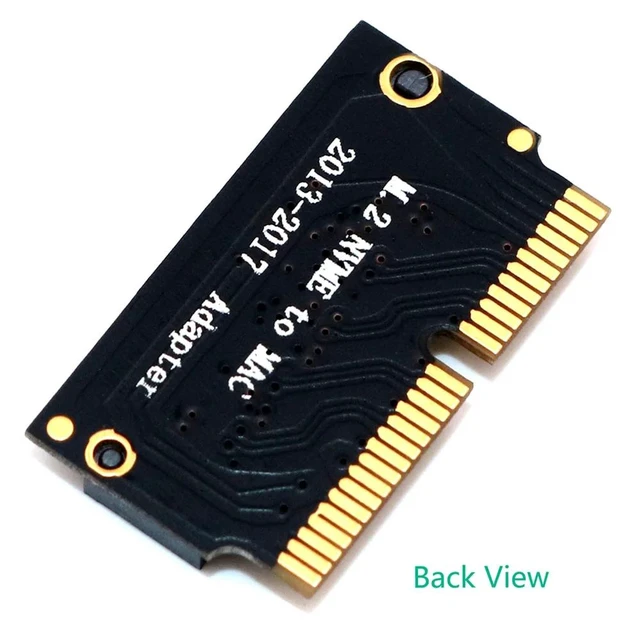 Alt view image 3 of 5 - 12+16 Pin M.2 NVME SSD Convert Adapter NVME/AHCI SSD Upgraded Kit For MacBook Air Pro 2013-2017 A1465 A1466 A1398 A1502