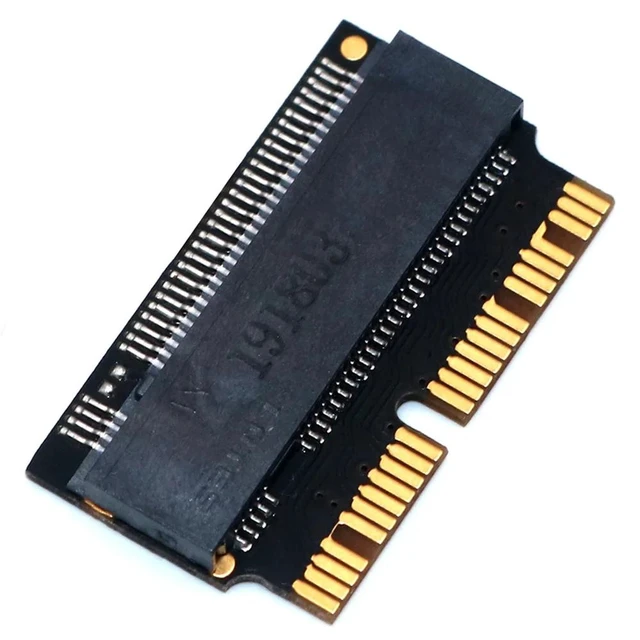 Alt view image 5 of 5 - 12+16 Pin M.2 NVME SSD Convert Adapter NVME/AHCI SSD Upgraded Kit For MacBook Air Pro 2013-2017 A1465 A1466 A1398 A1502