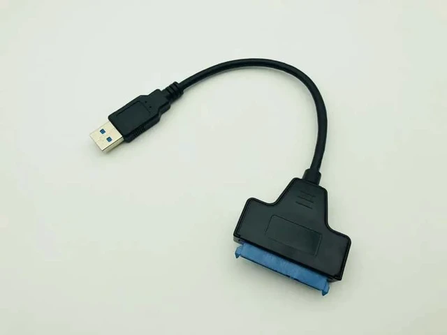Alt view image 3 of 5 - Computer Cables Connectors HDD USB SATA Adapter Connector SATA/SATA3 to USB 3.0 USB3.0 SATA-USB USB to SATA Cable Adapter