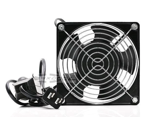 Alt view image 2 of 3 - Speed regulation 12CM double ball durable 220V 240V cabinet soldering smoke smoke exhaust mute AC cooling fan 12038 SUNON DP200A P/N: 2123HBL pure copper core