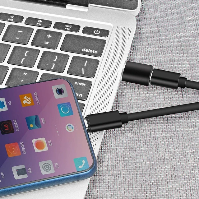 Alt view image 7 of 7 - 3 Pack 3.5MM Female Audio to USB C Male Adapter USB C Female to USB Male Adapter USB Female to USB C Male Adapter Compatible with MAC USB C Devices Earphones Speaker