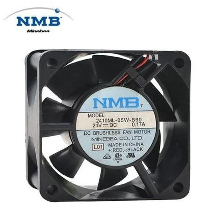 Main image of original ABB 2410ML-05W-B60 DC 24V 60*60*25 bearing DC Fan 24V 6025 cooling fan radiator