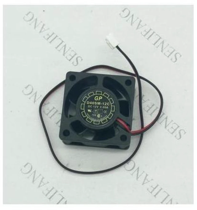 Main image of For GP D40SM-12C DC 12V 0.08A 40x40x20mm 2-wire Server Cooler Fan