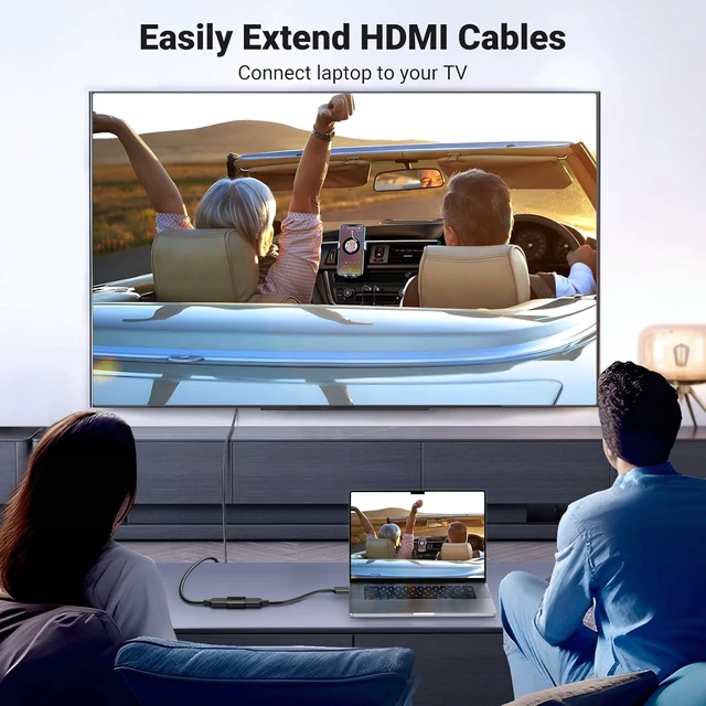 Alt view image 2 of 7 - HDMI Coupler 2 Pack 4K@60Hz HDMI Female to Female Adapter HDMI 2.0 Extender for HDMI Cables 3D HDMI Connector Compatible with HDTV TV Stick Chromecast Nintendo Switch Xbox PS5/4 Laptop PC