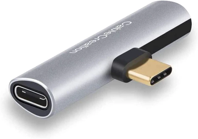 Main image of USB Type C Splitter, CableCreation 2-in-1 USB C Audio and PD 60W Fast Charging, Compatible with New iPad Pro, MacBook Air, Galaxy Note 10, S9, S10, S20, S21 Ultra, Pixel 2 3 XL, Aluminum Gray