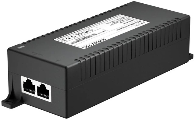 Main image of 2.5G PoE++ Injector 60W | Convert Non-PoE to PoE Adapter 10/100/1000/2500Mbps | 802.3af/at Compliant | Plug & Play | 100m (328ft) Range (2.5G 60W)