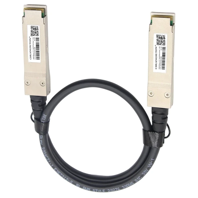 Alt view image 6 of 7 - 200G QSFP56 to QSFP56 PAM4 DAC Cable Ethernet Passive Direct Attach Copper Twinax Cable Compatible with NVIDIA/Mellanox MCP1650-V00AE30 (0.5m / 1.64ft)
