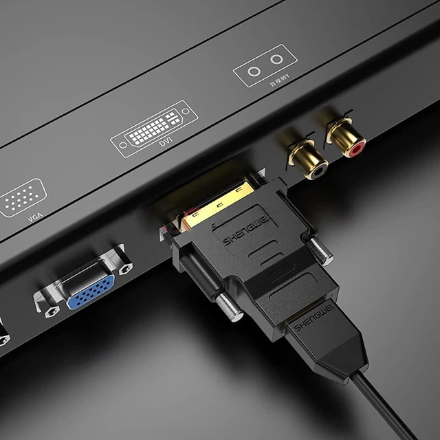 Alt view image 3 of 7 - DVI to HDMI Adapter 2-Pack Bi-Directional DVI Male to HDMI Female Converter Support 1080P 3D for PS3 PS4 TV Box Blu-ray Projector HDTV(DVI to HDMI)