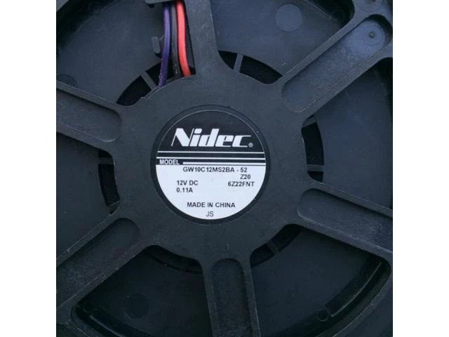 Alt view image 3 of 3 - Nidec GW10C12MS2BA-52 Z20 Server Cooling Fan DC 12V 0.11A 3-wire
