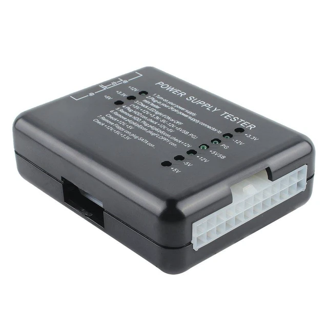 Alt view image 4 of 6 - PC Power Supply Tester ATX Power Supply Diagnostic Tool, Computer PSU Tester, Digital LCD Display for Voltage Testing, PC Power Checker for Desktop Power Supplies