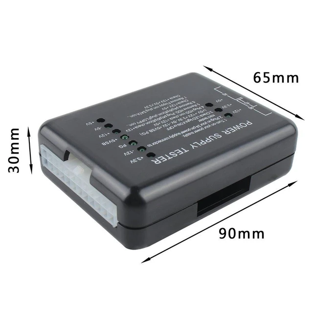Alt view image 6 of 6 - PC Power Supply Tester ATX Power Supply Diagnostic Tool, Computer PSU Tester, Digital LCD Display for Voltage Testing, PC Power Checker for Desktop Power Supplies