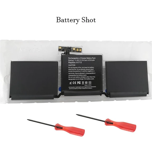 Alt view image 3 of 4 - Xaocaige Replacement Battery for MacBook Pro A1708 Battery A1713 A2171 Compatible with MacBook Pro 13 Inch (Late 2016, Mid 2017, Mid 2019, 2020)EMC 2978 3164 3301 3456 3578
