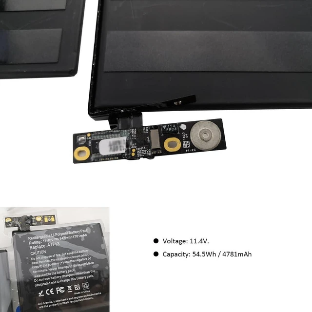 Alt view image 4 of 4 - Xaocaige Replacement Battery for MacBook Pro A1708 Battery A1713 A2171 Compatible with MacBook Pro 13 Inch (Late 2016, Mid 2017, Mid 2019, 2020)EMC 2978 3164 3301 3456 3578