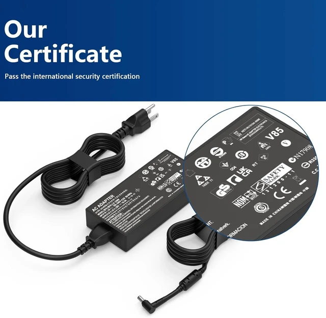 Alt view image 6 of 7 - 330W AC Adapter Compatible with Asus ROG Strix Scar 18 17 16 G18 G16 G17 G15 G834 G634 G733 G814 G614 G513 G713 G732 Zephyrus Duo 16 15 M16 S17 GX650 GU604 Vivobook Power Supply