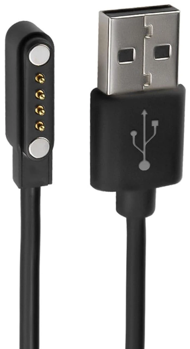 Main image of 2 Packs Replacement Magnetic Charging Cable for Bone Conduction Headphones USB Charger Cord for 4-pin Interface Bone Conduction Headphones Smartbands and Smartwatches (7.62mm Pitch)