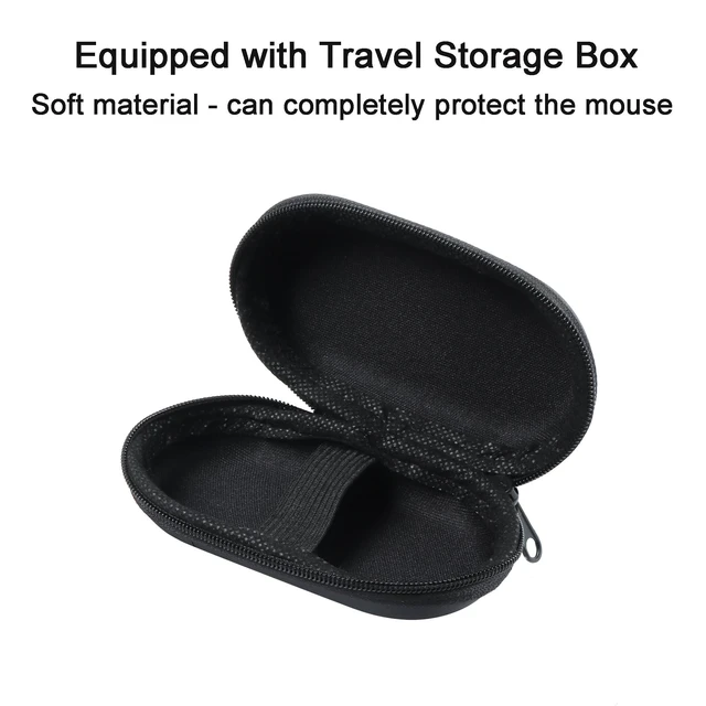 Alt view image 4 of 5 - Samudgate Wireless Mouse, 2.4GHz Ergonomic Mouse Small Handheld Finger Mouse 1200DPI Rechargeable Computer Mouse with Mouse Box,Portable Mini Mouse for Laptop Computer