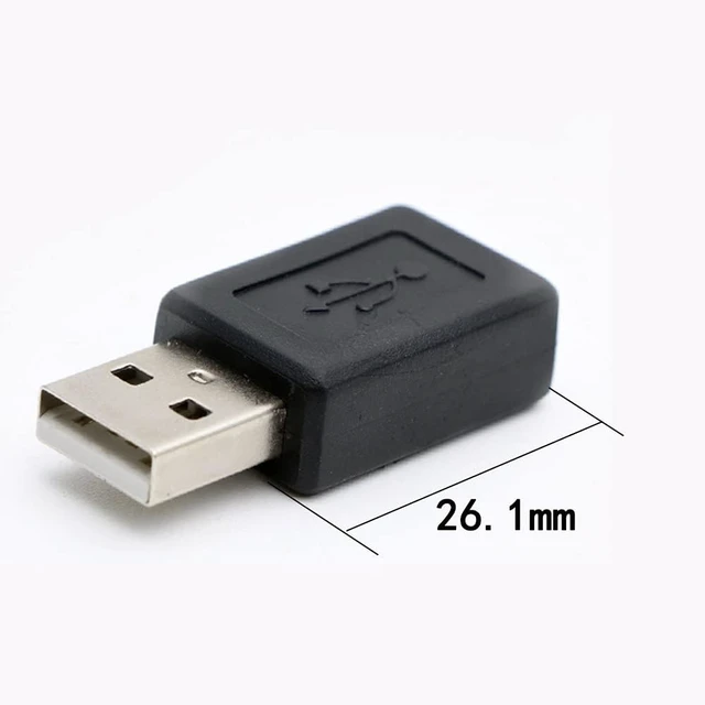 Alt view image 3 of 4 - 3 Pack USB 2.0 A Male to USB Micro Female Adapter Converter